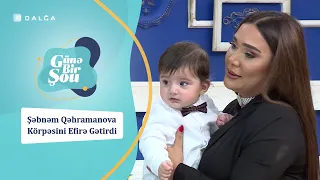 Şəbnəm Qəhramanova Körpəsini Efirə Gətirdi