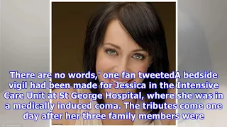 Fans pay tribute to home and away actress jessica falkholt