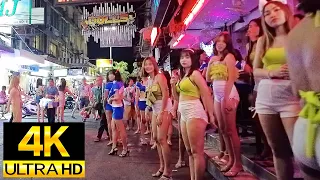 Pattaya Nightlife 4K Walk Soi 6, Soi BuaKhao, Soi LK METRO, Soi 7. Sep 2023.