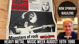 Heavy Metal : Monsters of Rock : Music Week August 16th 1980 : Looking Back