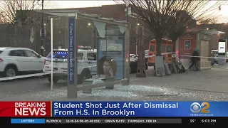 Student shot just after dismissal from Brooklyn high school