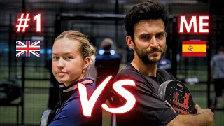 TOP 1 PADEL PLAYER UK CHALLENGES ME TO A 1V1 EPIC MATCH