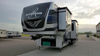 OFF The Grid Luxury Fifth Wheel 2021 Riverstone 39FKTH Front Kitchen Toy Hauler @ Couchs RV Nation
