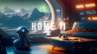 HOME II - AI generated Relaxing Chillstep, Chillwave, Synthwave (1Hour Mix)