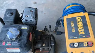 DeWalt power washer with Honda engine dies (stalls under load) and how I fixed it