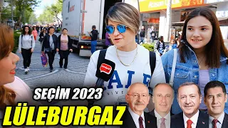 LÜLEBURGAZ | KESİNTİSİZ Cumhurbaşkanlığı Sayaçlı Seçim Anketi / Sokak Röportajları | Seçim 2023