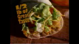 Taco Bell Canada 7-layer burrito commercial 1995