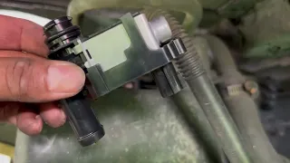 Cómo cambiar la válvula de ventilación del canister a Nissan frontier 2007