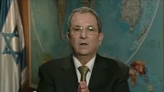Israeli Defense Minister Ehud Barak on settlements