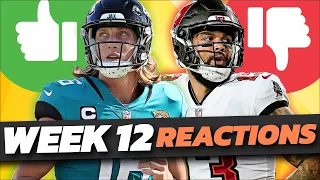 Week 12 Fantasy Football Instant Reactions  - NFL Recap