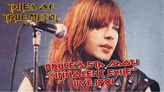 Bruce Dickinson's 5th Show Sings Innocent Exile IRON MAIDEN Rare Live KILLERS Tour Italy 1981 NWOBHM