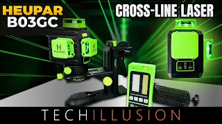 🔥COMPACT LASER LEVEL 3x360° Huepar B03CG in test!😱 - Huepar B03CG Cross Line Laser - Review & Test