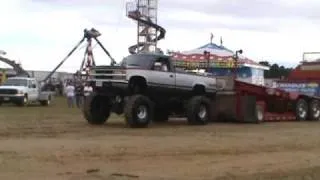 2.5 Ton Truck Pulling 1992 Chevy in Suffolk, Va Peanut Fest