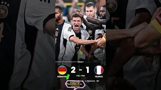 GERMANY VS. FRANCE  2 - 1 #foryou #new