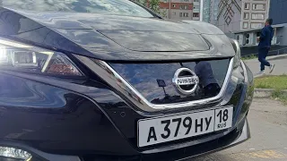 Nissan leaf ze1 ремонт заднего бампера