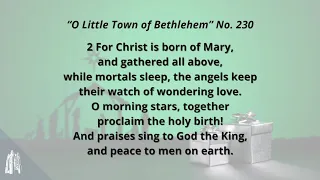 “O Little Town of Bethlehem” Hymn