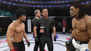 Bruce Lee vs. Quicksand Zombie - EA Sports UFC 2 - Crazy UFC 👊🤪