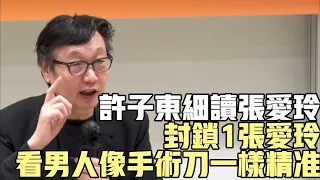 張愛玲看男人像手術刀一樣精準|许子东细读张爱玲|锵锵三人行|文學|張愛玲|圓桌派|小說|中國文學