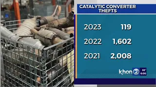 Catalytic converter theft drops dramatically with new law