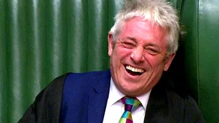 FUNNY: Boris Johnson pays tribute to John Bercow in his extra comic way