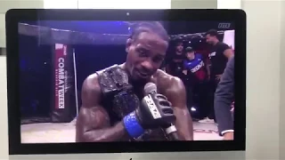 Bubba Jenkins Championship Speech - BraveCF Featherweight Title