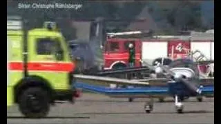 Helicopter crash in Switzerland - crash hélico en Suisse