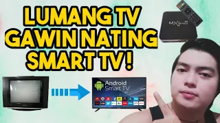 LUMANG TV GAWIN NATING SMART TV ! | UNBOXING MXQ PRO 4K 5G + TUTORIALS | ANDROID TV BOX