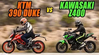 Lightweight Rippers: 2019 KTM 390 Duke vs. 2019 Kawasaki Z400