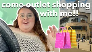 COME OUTLET SHOPPING WITH ME @ GUNWHARF QUAYS | plus clothing haul & make up! M&S, Nike & more.