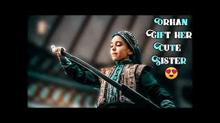 Orhan Gift Her Cute Sister To Sword 🗡 Fatima Happy Mood 😍 (KURULUS OSMAN URDU) #kurlusosmanseason3