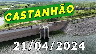 ESPETACULAR Açude Castanhão Dados Atualizados Hoje 21/04/2024 Alto Santo - Jaguaribara Ceará