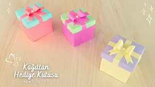 EASY MAKING GIFT BOX FROM PAPER✂❤️🤩SPECIAL GIFT BOX FOR MOTHER'S DAY 🎁