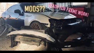 Rebuilding a Wrecked 2013 Subaru BRZ