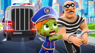 Baby Police Vs Bad Thief 👮✨🧛 | Police Officer Song | and More Nursery Rhymes & Kids Song
