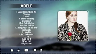 Adele -  Popular Playlist 2024 ~ Top Hits Songs Collection