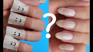 КАК ОТРАСТИТЬ ДЛИННЫЕ НОГТИ? - СОЛЕВАЯ НАКЛЕЙКА ДЛЯ РОСТА НОГТЕЙ ( HOW to grow LONG NAILS FAST)