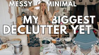 MESSY TO MINIMALISM Extreme Kitchen Declutter with me / decluttering and organizing 2023