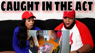 COUPLE REACTS: CAUGHT IN THE ACT | Funniest Security Camera Fails 😂