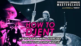 HOW TO DJENT | 5 Essential Drumming Patterns to Master - Drum Lesson with Jay Postones (TESSERACT)