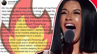 Cardi B EXPLODES On Twitter After Travis Scott Fans Claim She Did NOT Deserve Grammy!