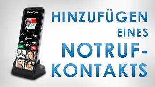 CL8000 - Hinzufügen eines Notrufkontakts