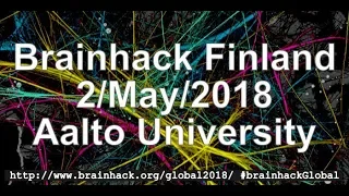 Brainhack Finland 2018 #BHG18 #BHG18FI