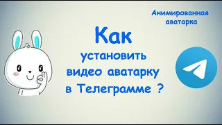 Как установить видео аватарку в Телеграмме?