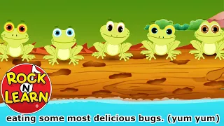 Five Little Speckled Frogs - With Lyrics