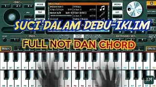 🔴Tutorial MUDAH notasi dan chord piano lagu SUCI DALAM DEBU-IKLIM#tutorial#lagu#trending#piano#fyo