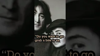 What were John Lennon's last words to Yoko Ono?