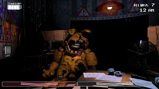 Spring Bonnie lost his face in the FNaF 2! (FNaF 2 Mods)