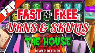 FREE FAST URNS & SKULLS F2P GUIDE - The House - Roblox