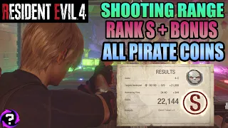 Resident Evil 4 Remake - Shooting Range  All Coins - Real Deadeye Trophy / Achievement