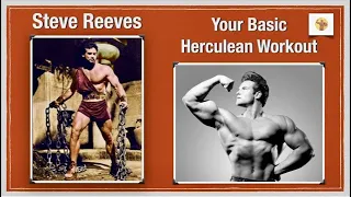 Steve Reeves Herculean Workout | How Steve Reeves Built His Classic Aesthetic Physique